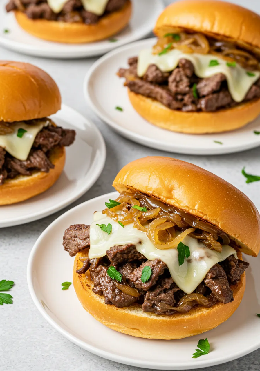 Philly Cheesesteak Sloppy Joes